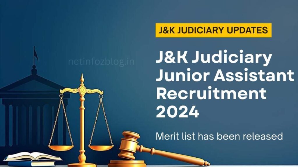 J&K Judiciary Junior Assistant Recruitment 2024